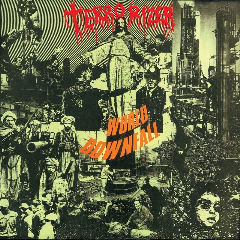 Terrorizer – World Downfall (White Vinyl) (Phd Exclusive) vinyl record cover
