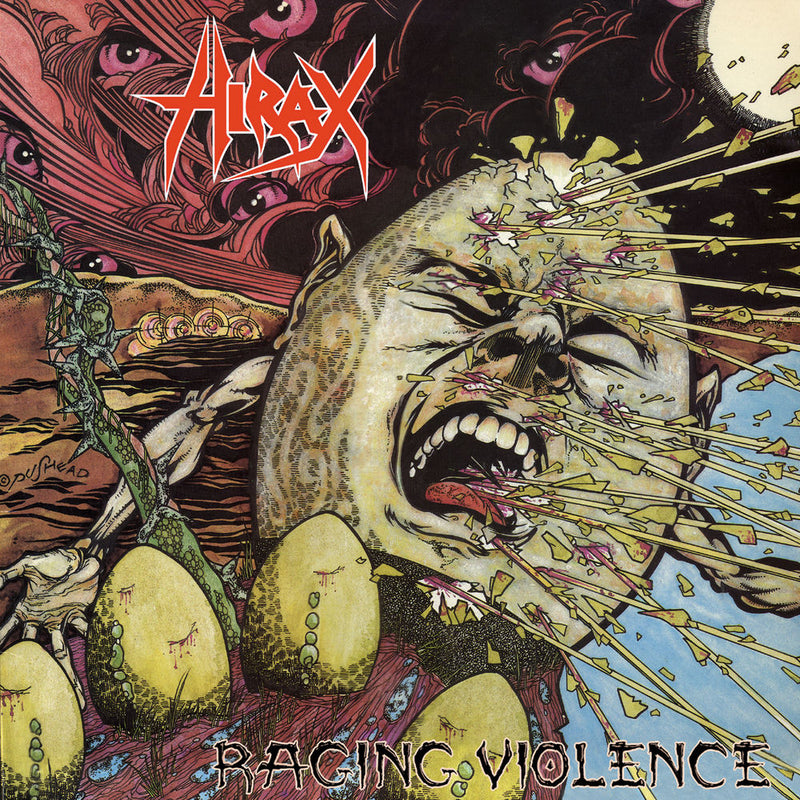 Hirax – Raging Violence vinyl record cover