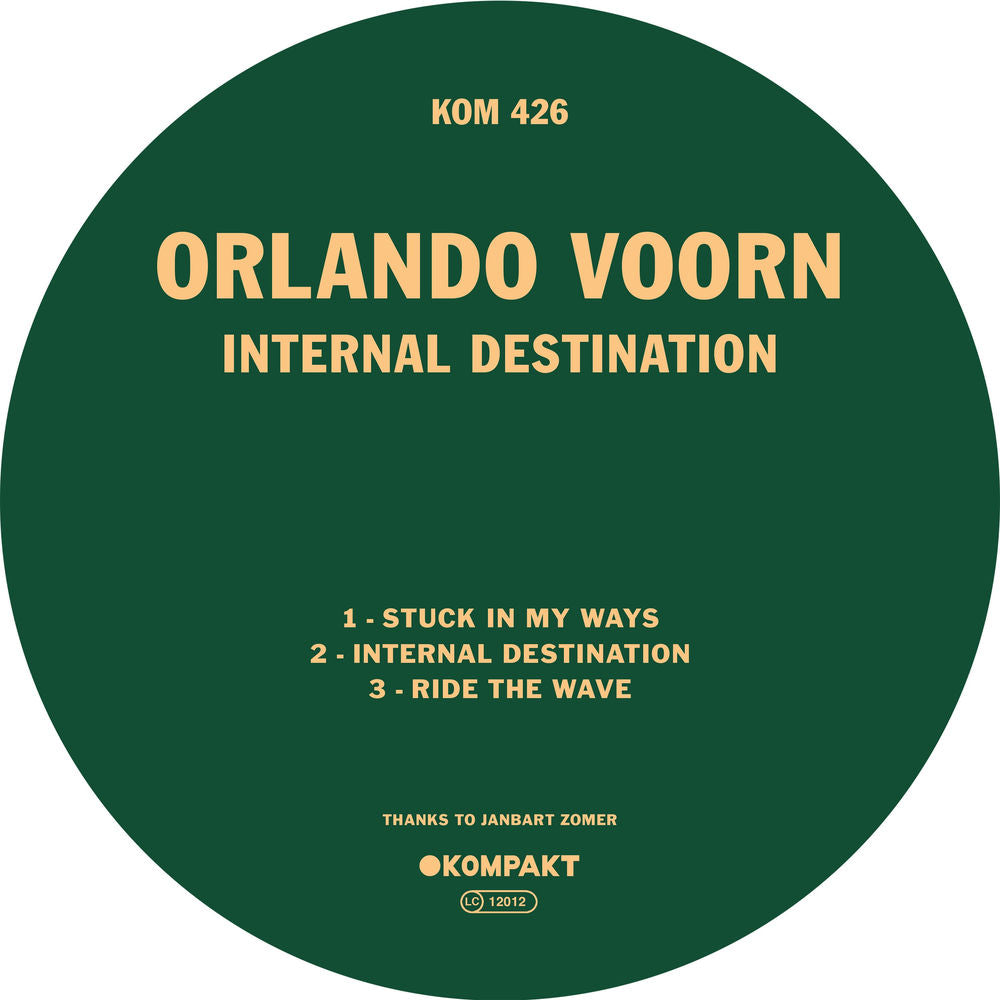 Orlando Voorn – Internal Destination vinyl record cover