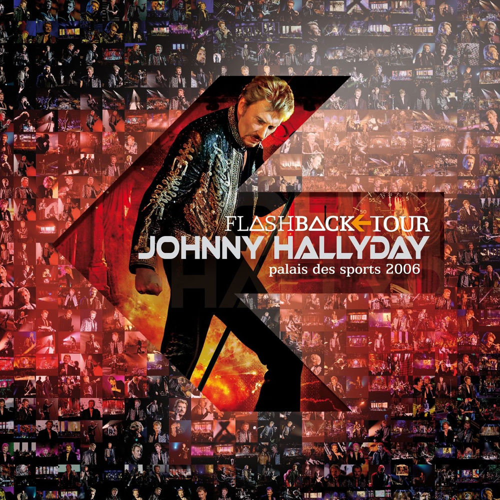 Johnny Hallyday – Flashback Tour vinyl record cover