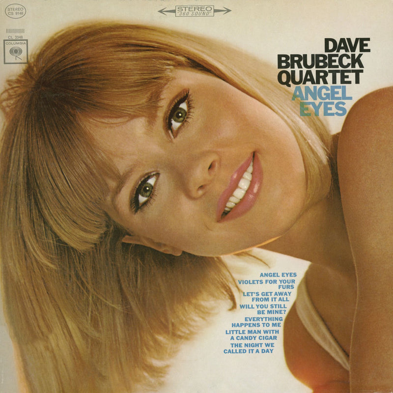 Dave Brubeck Quartet – Angel Eyes vinyl record cover