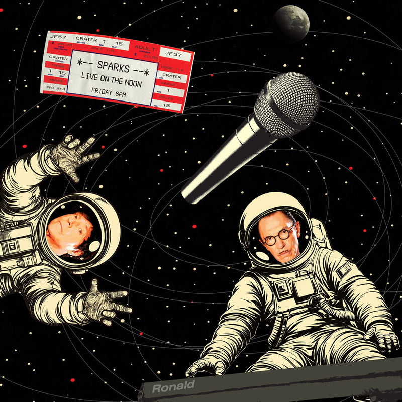 Sparks – Sparks Live On the Moon vinyl record cover