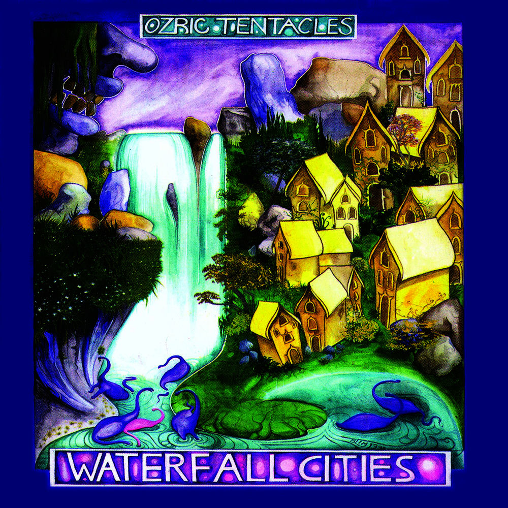 Ozric Tentacles – Waterfall Cities (Ed Wynne Remaster) vinyl record cover