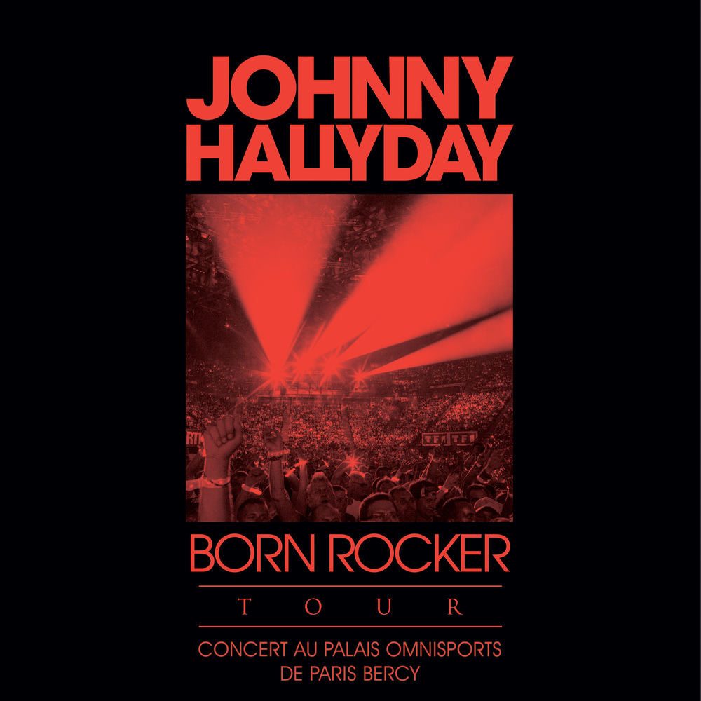 Johnny Hallyday – Born Rocker Tour vinyl record cover