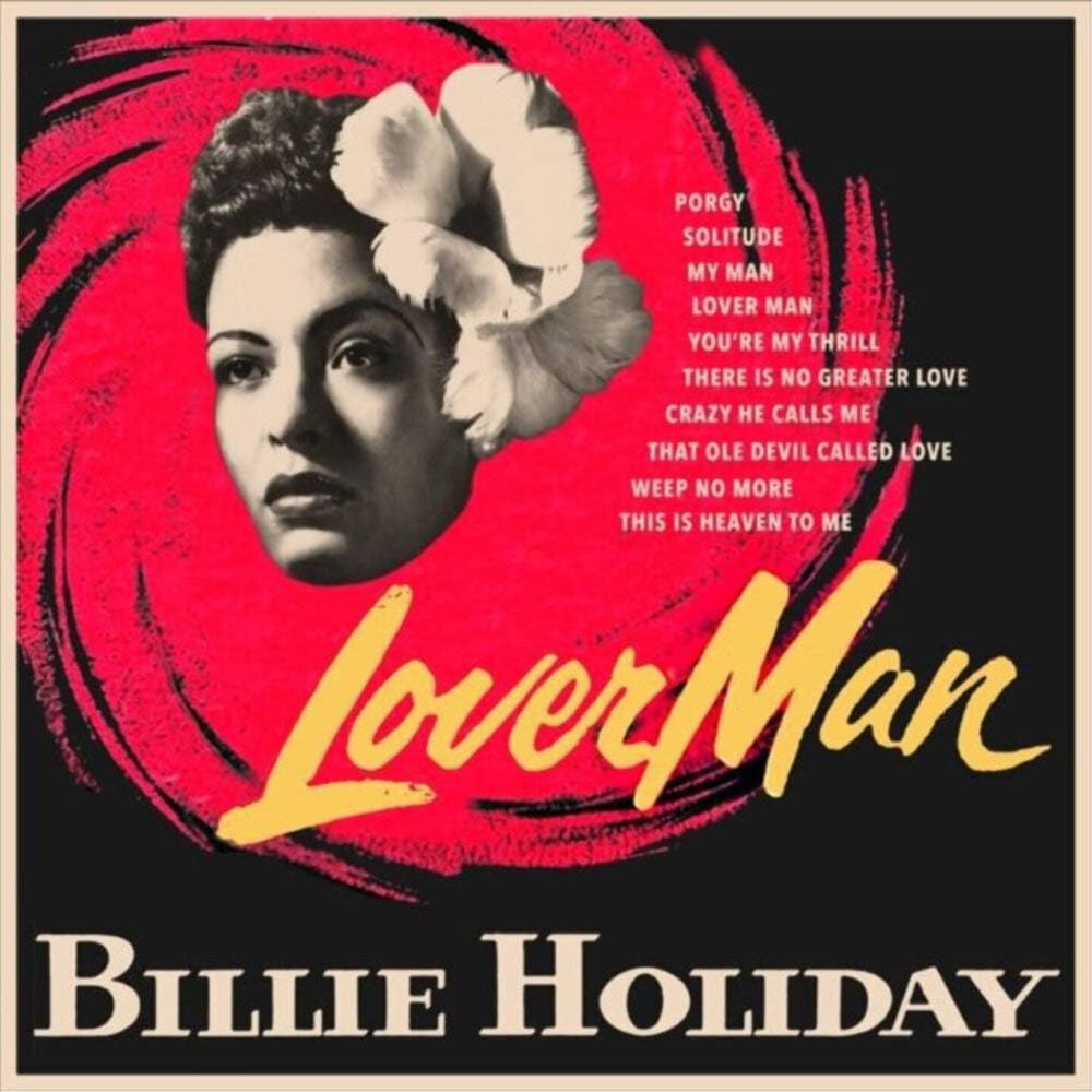 Billie Holiday – Lover Man vinyl record cover