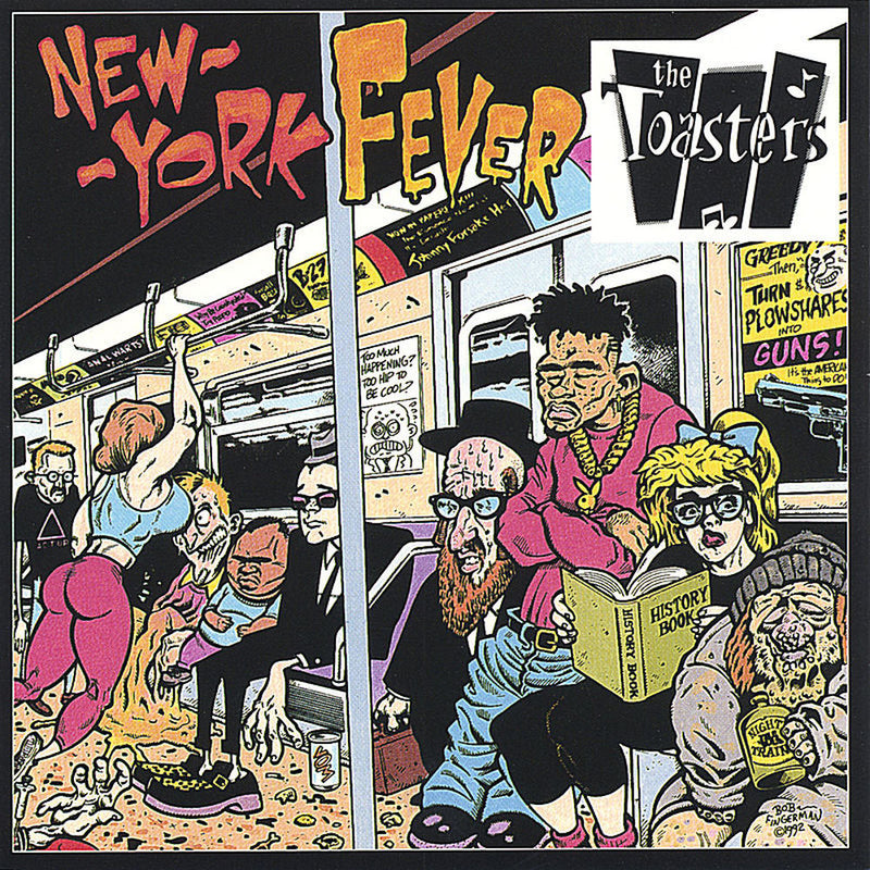 Toasters – New York Fever vinyl record cover