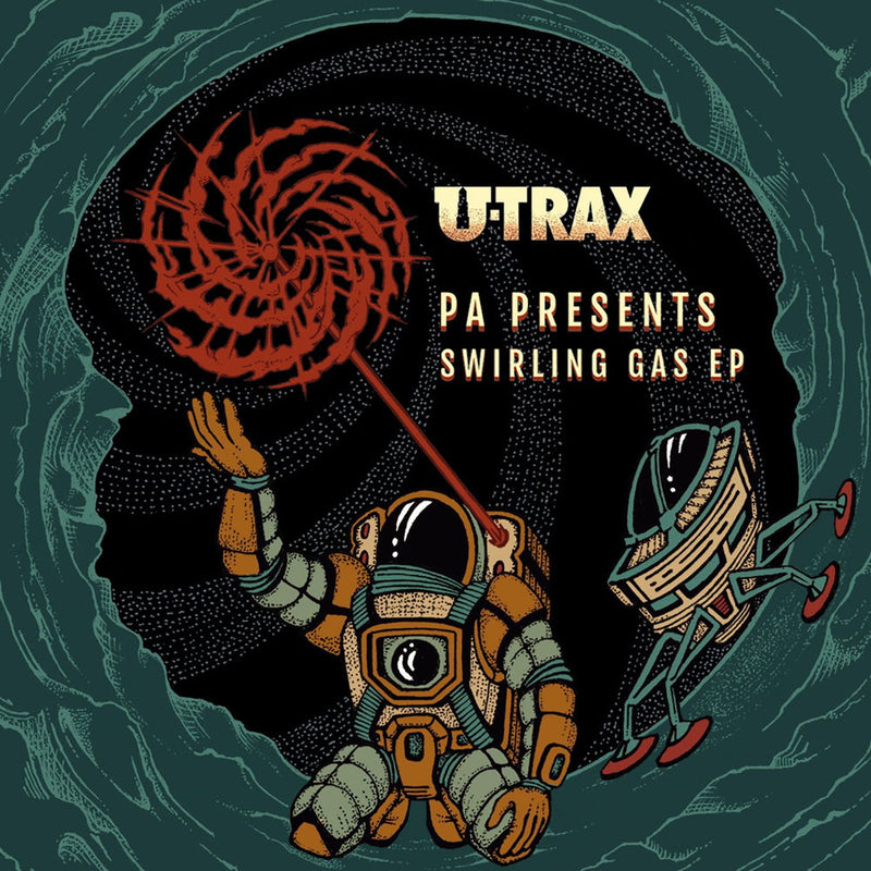 P.A. Presents – Swirling Gas EP vinyl record cover