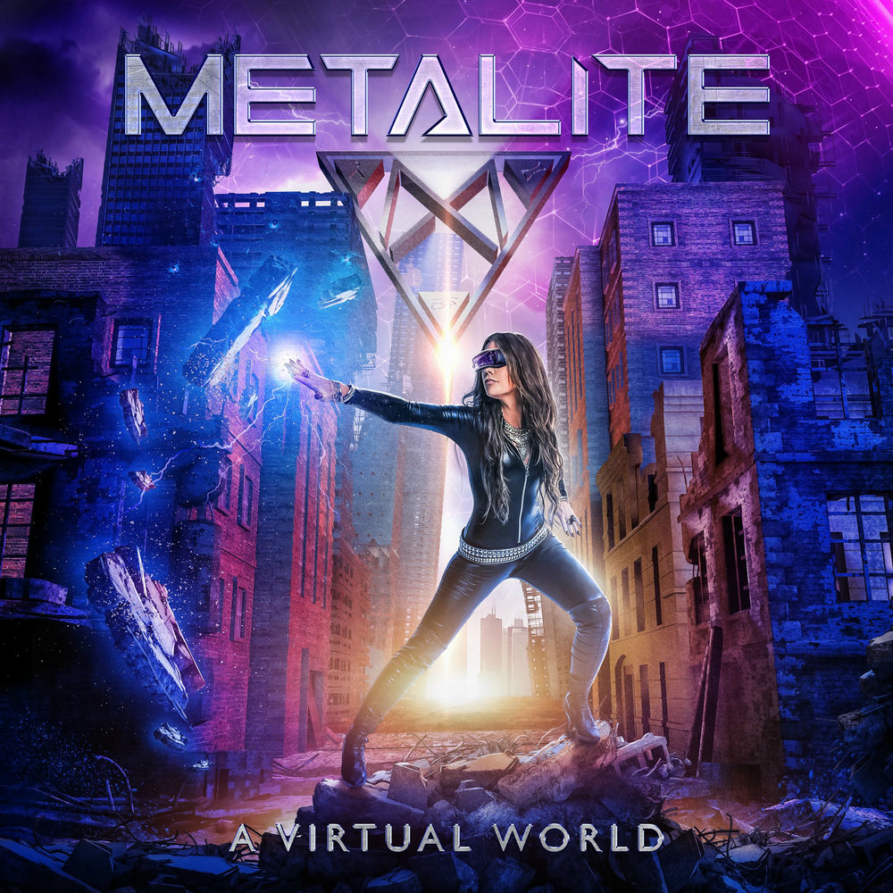 Metalite – A Virtual World vinyl record cover