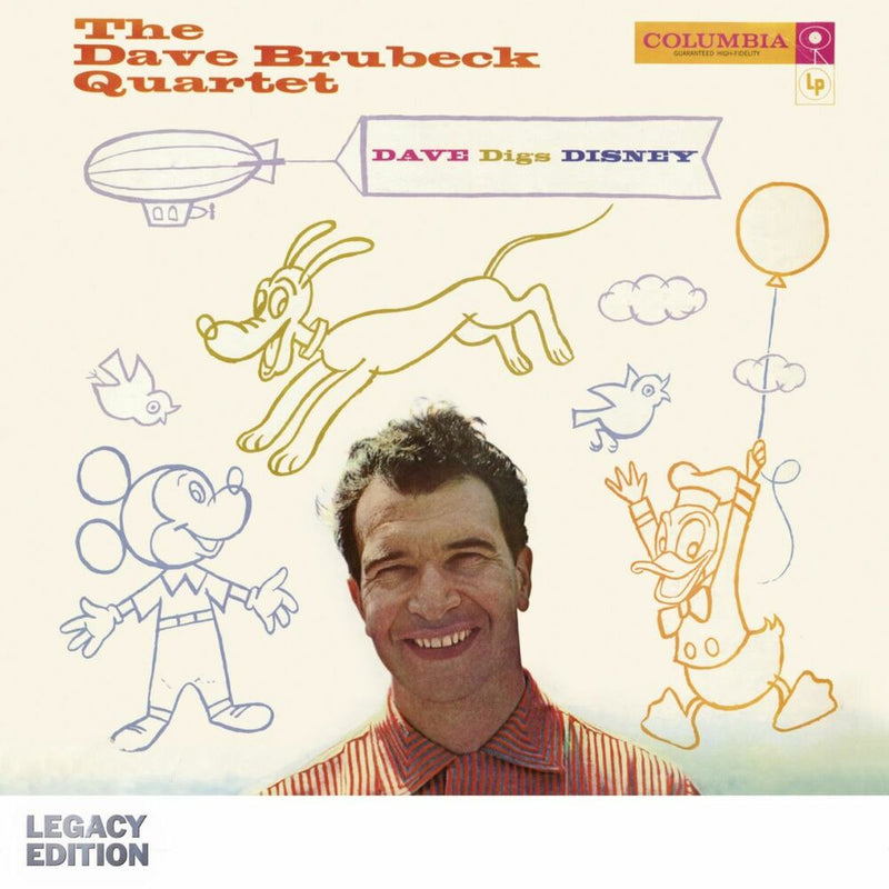 Dave Brubeck – Dave Digs Disney (+2 Bonus Tracks) vinyl record cover
