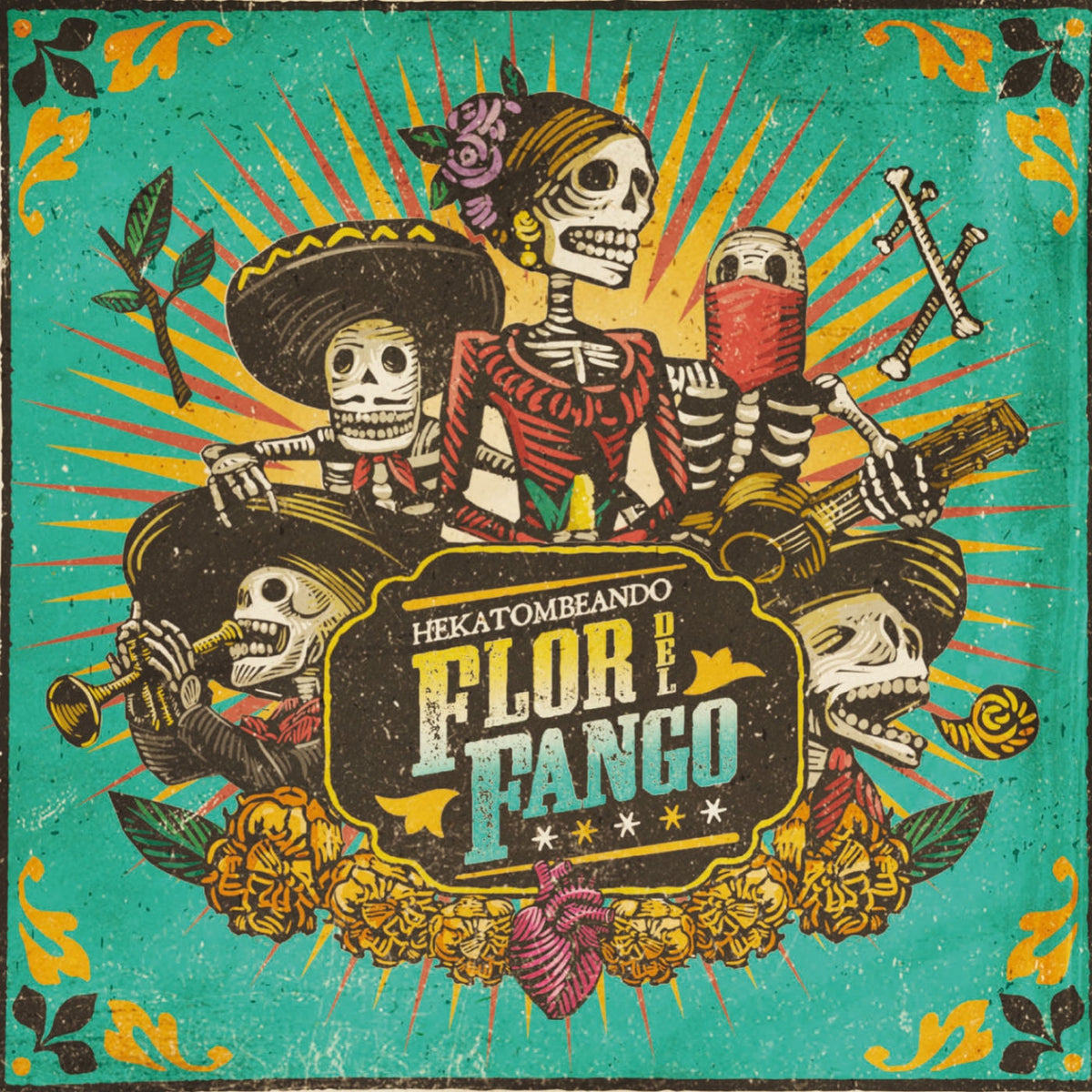 Flor Del Fango – Hekatombeando vinyl record cover