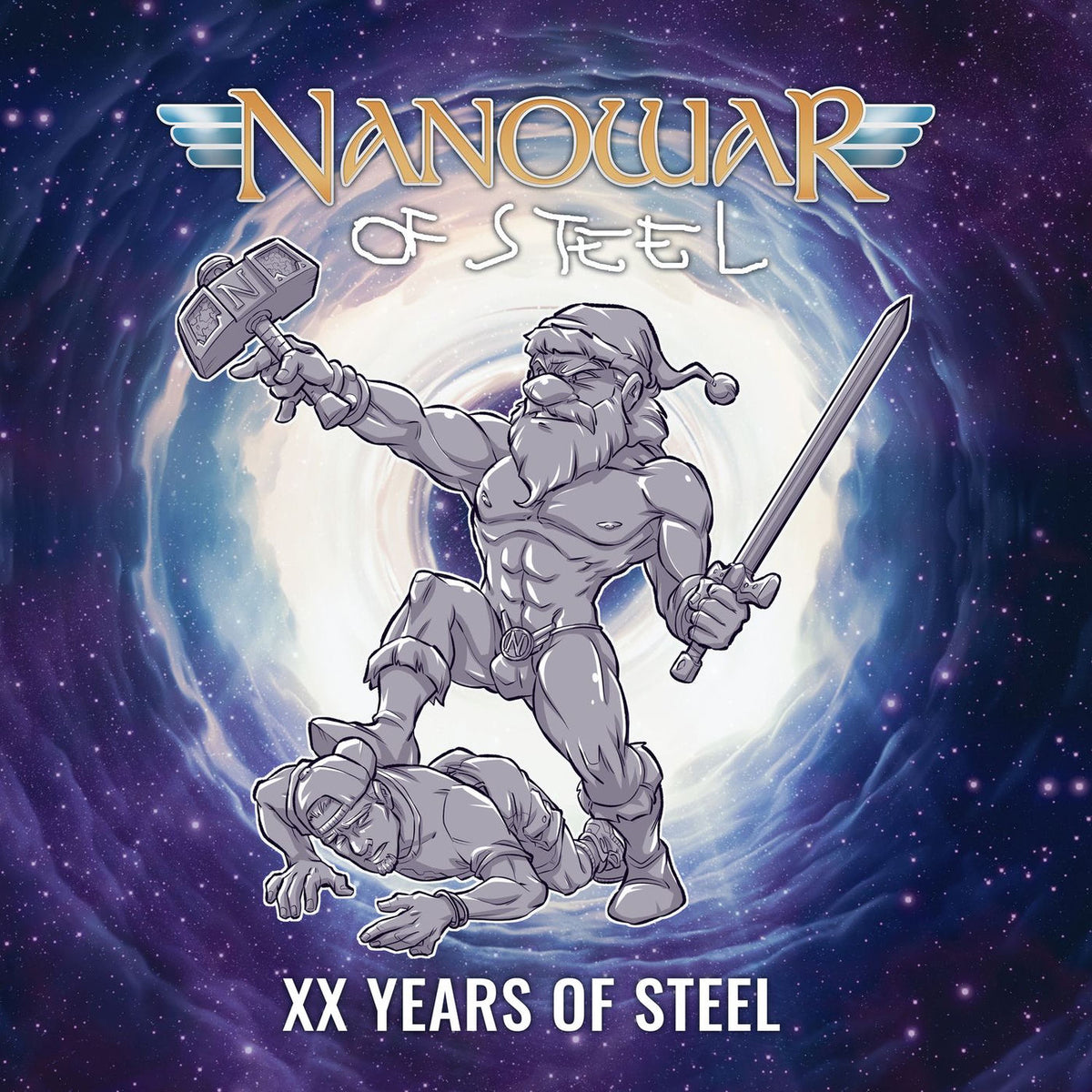 Nanowar of Steel – XX Years of Steel vinyl record cover