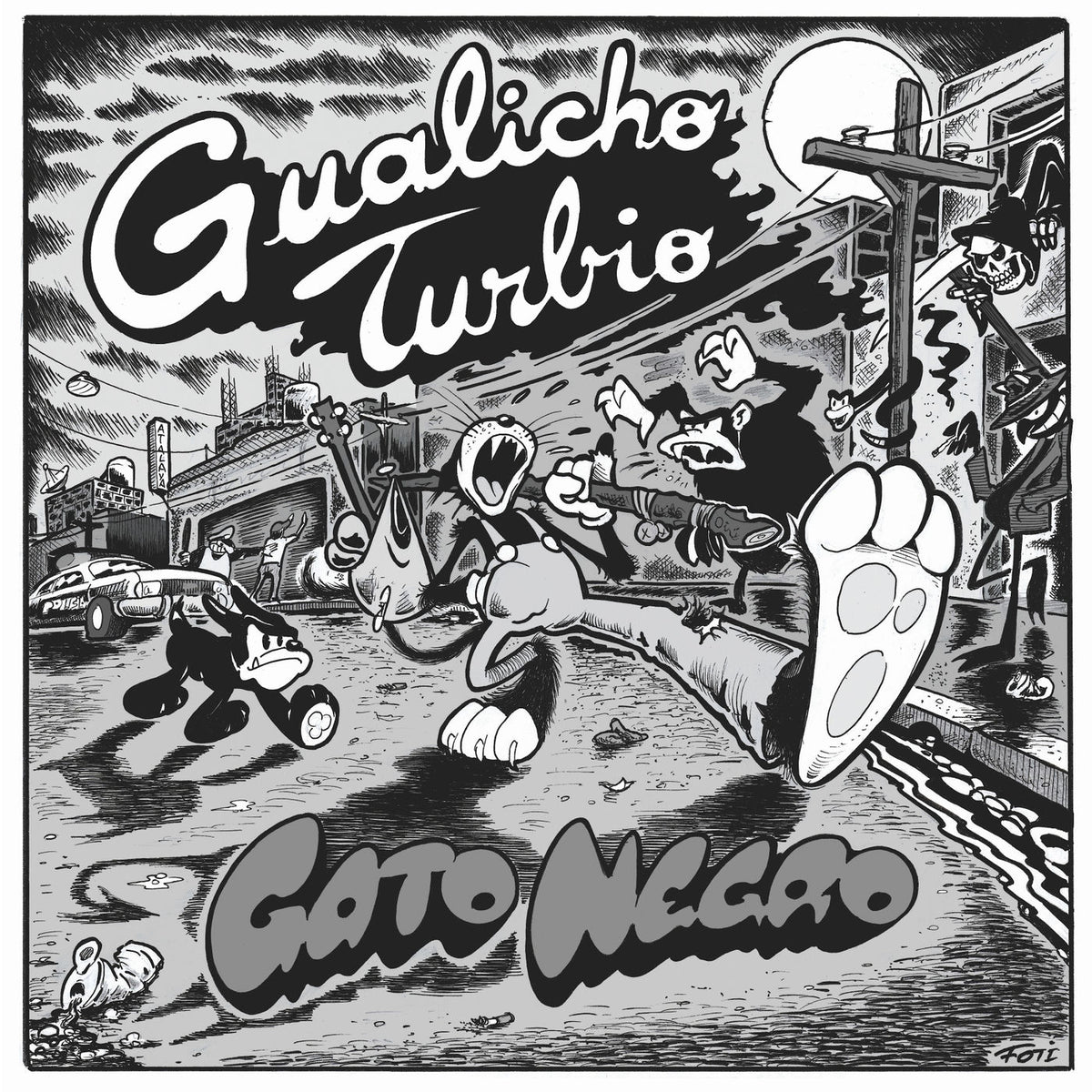 Gualicho Turbio – Gato Negro vinyl record cover