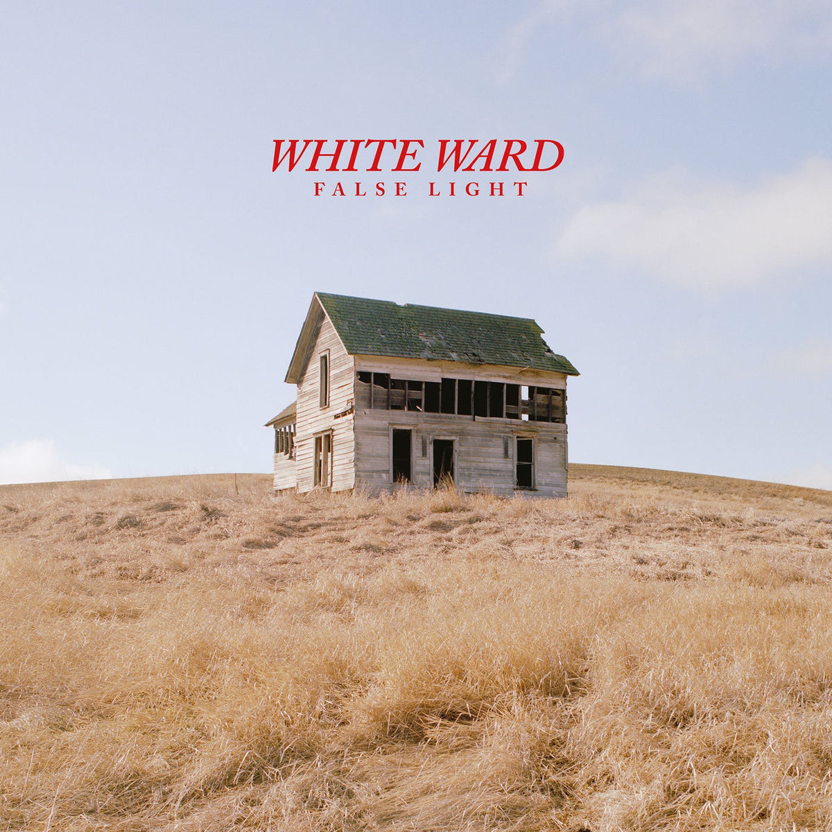 White Ward – False Light (Transparent Red Heavy Vinyl) vinyl record cover