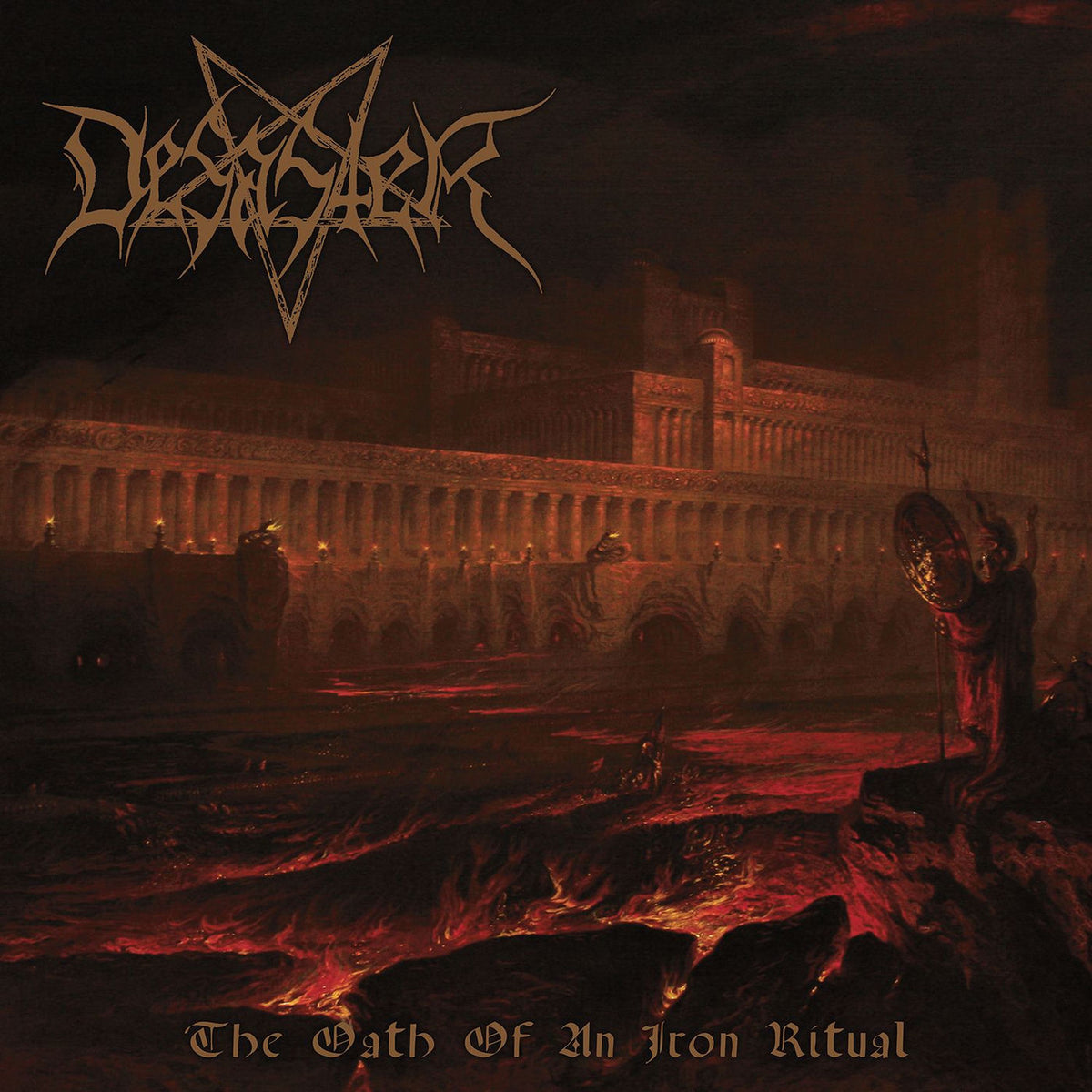 Desaster – The Oath of an Iron Ritual vinyl record cover