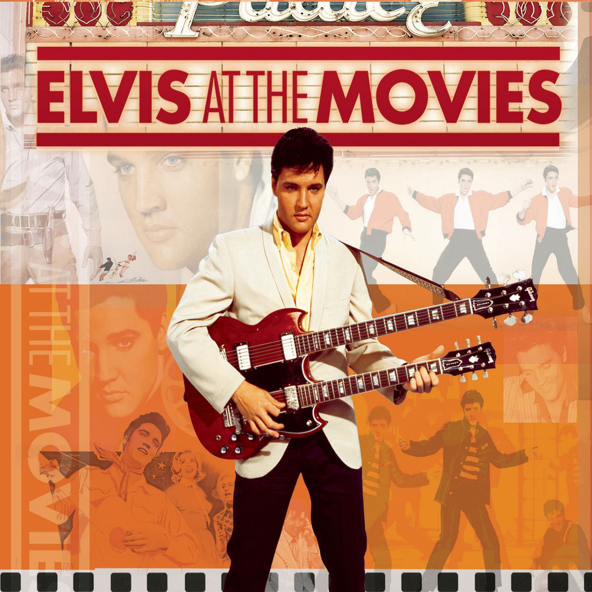 Elvis Presley – At The Movies (180 Gram Red Vinyl) [Import] (2 Lp's) vinyl record cover