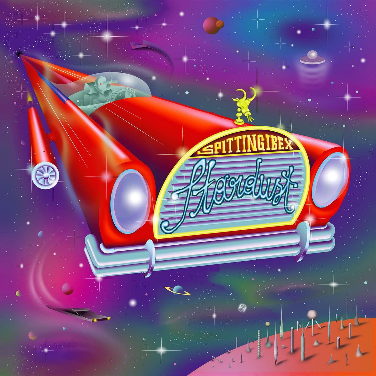 Spitting Ibex – Stardust vinyl record cover