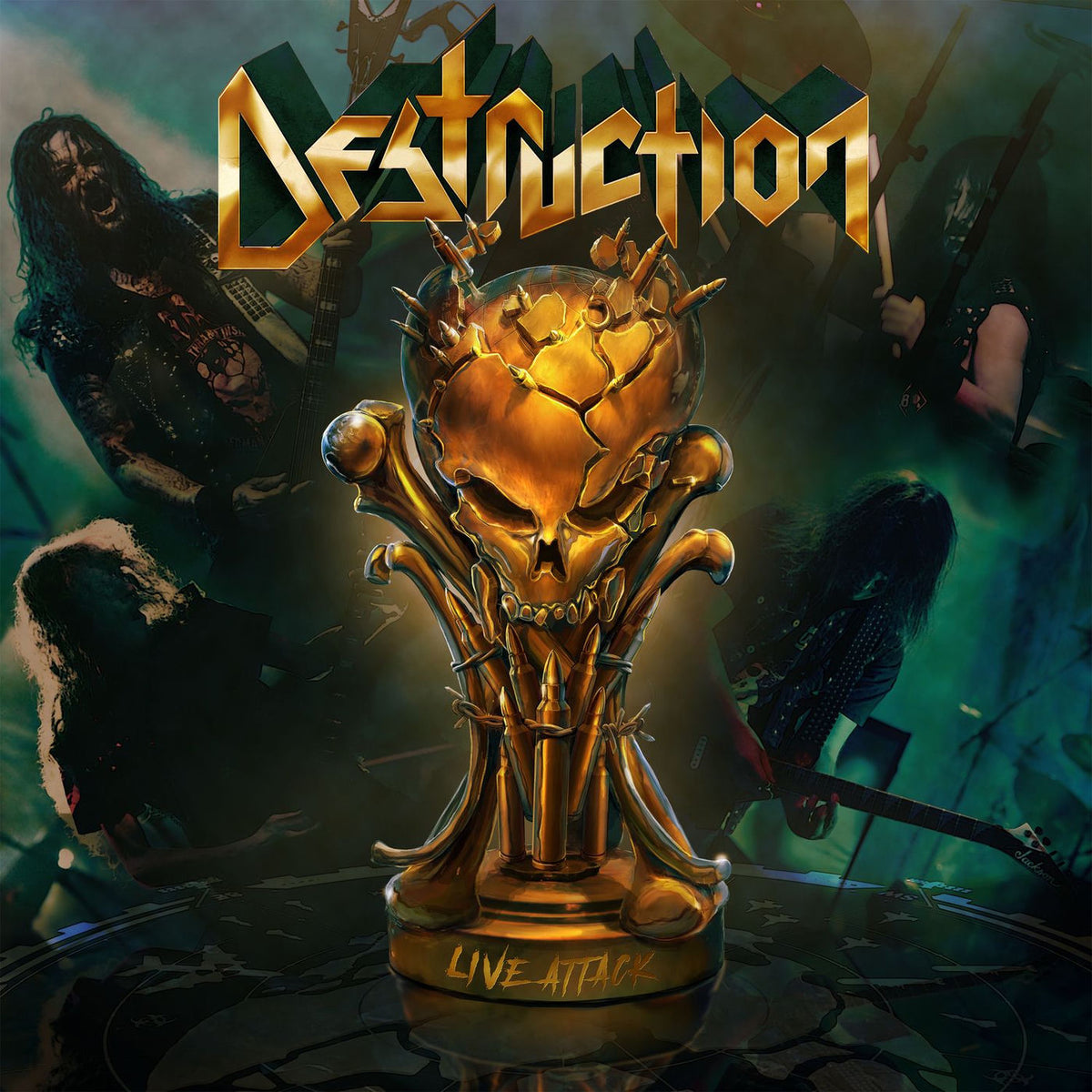 Destruction – Live Attack vinyl record cover
