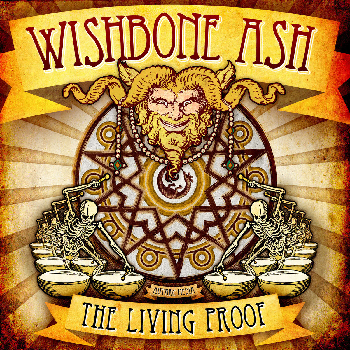 Wishbone Ash – The Living Proof vinyl cover