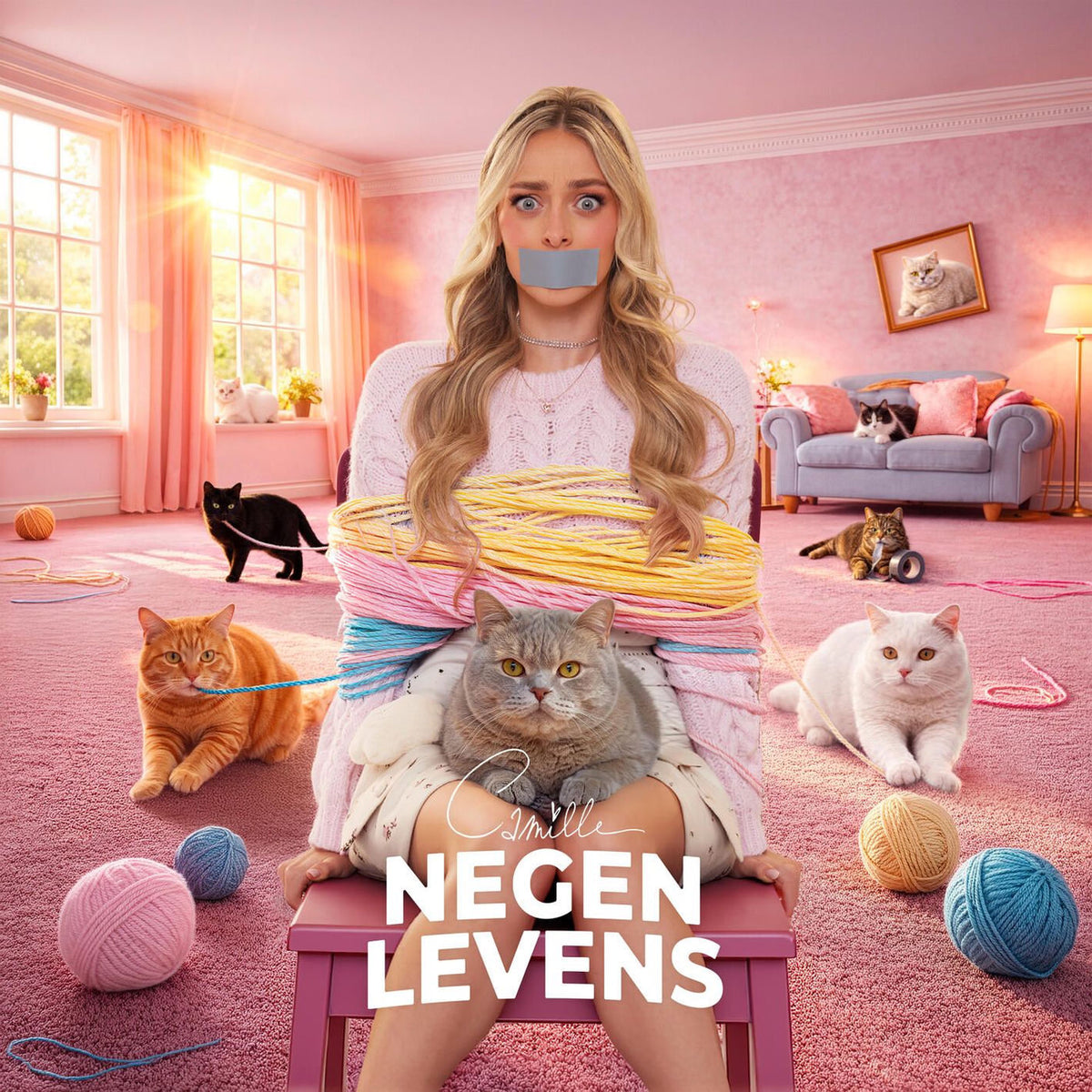 Camille – Negen Levens vinyl record cover