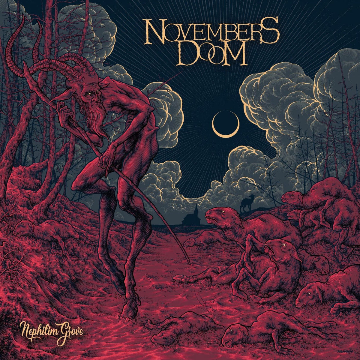 Novembers Doom – Nephilim Grove vinyl record cover