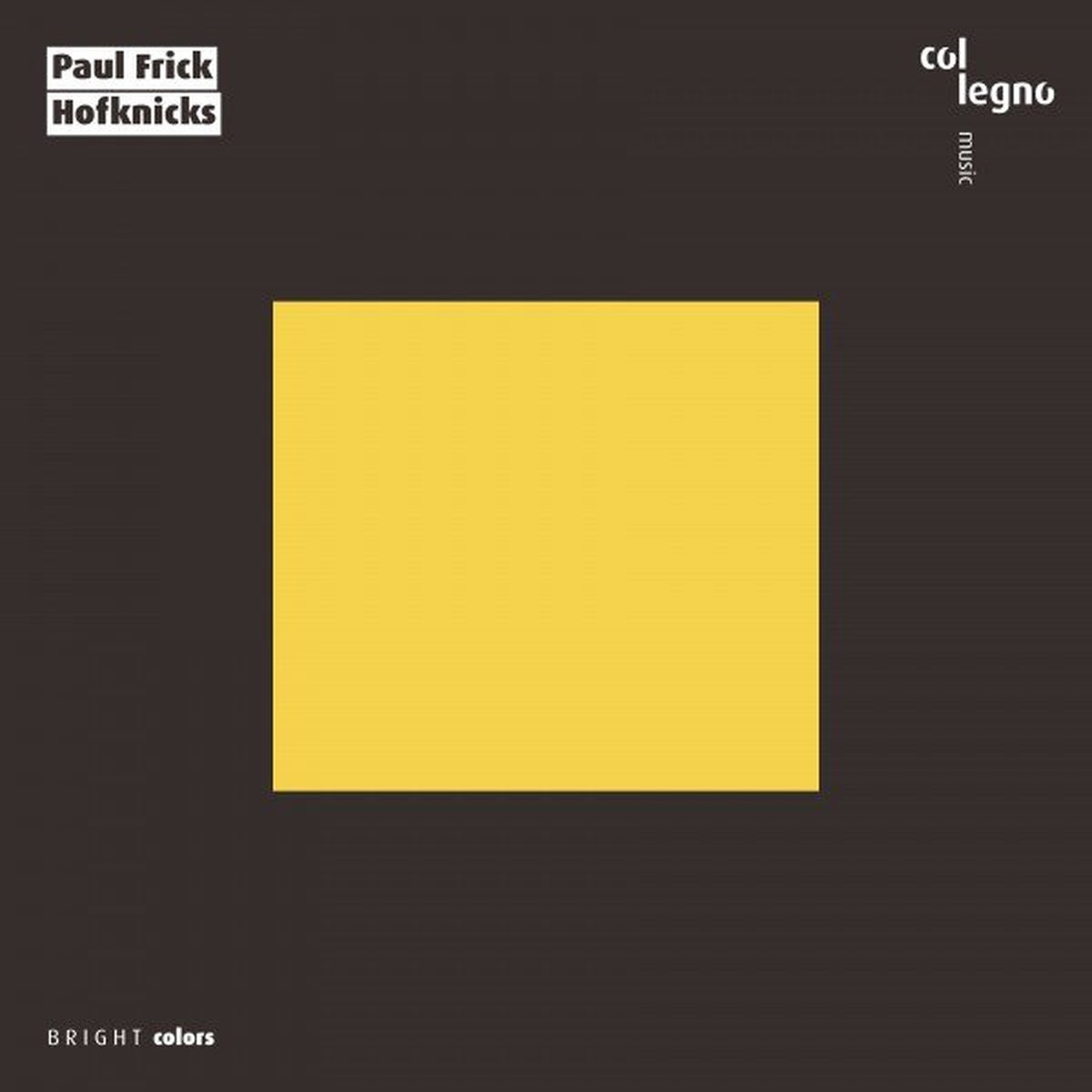Paul Frick – Hofknicks vinyl cover