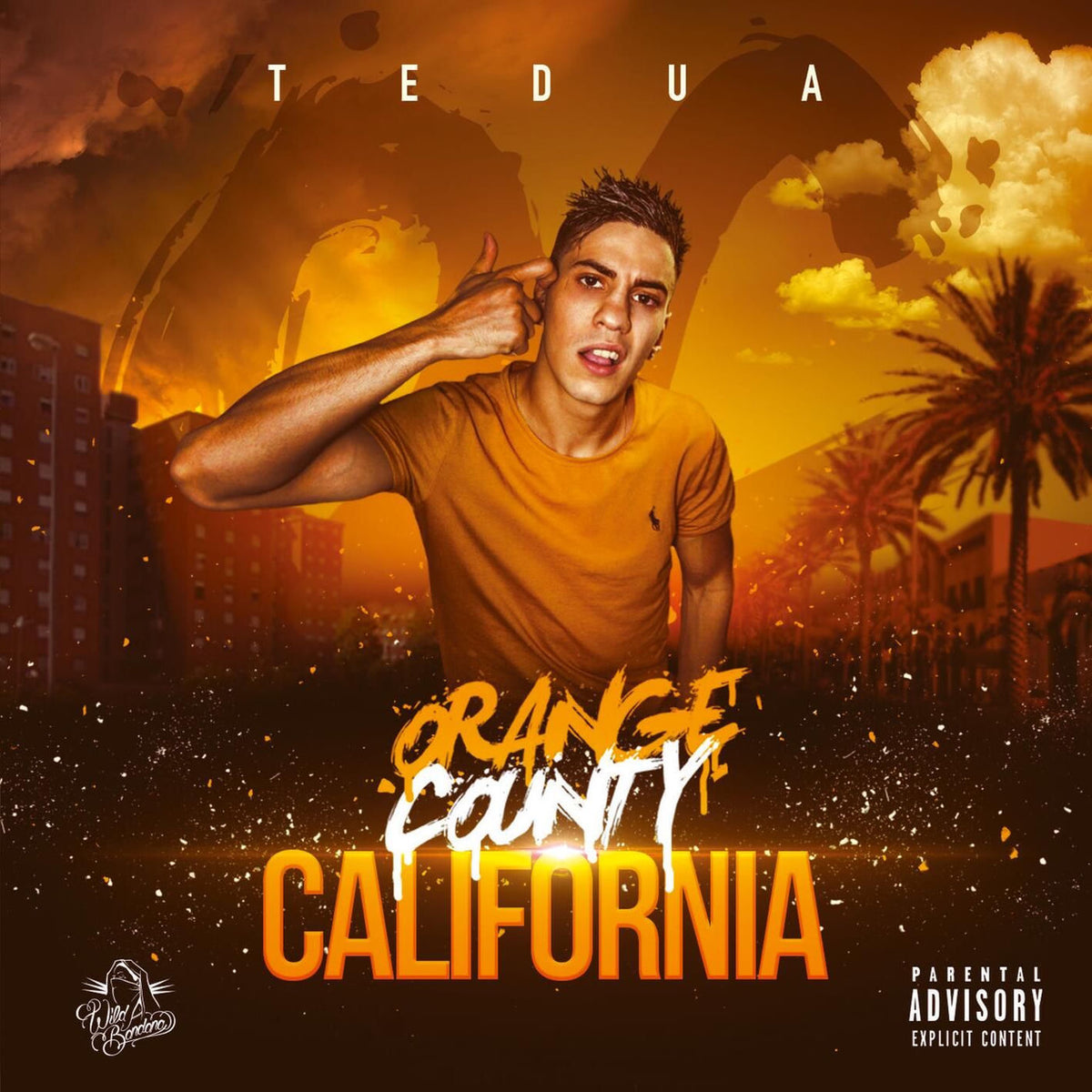 Tedua – Orange County California vinyl record cover