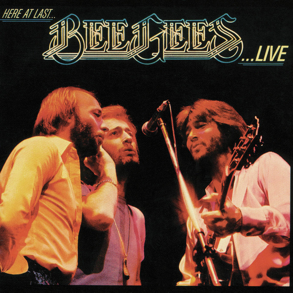 Bee Gees – Here At Last… Bee Gees …Live vinyl cover
