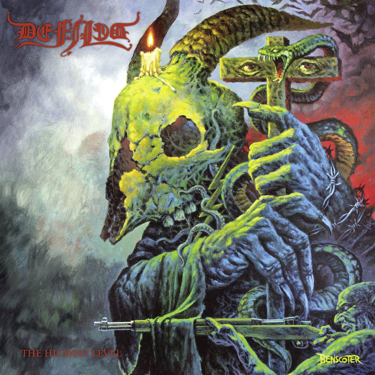 Defiled – The Highest Level (Coloured Vinyl) vinyl record cover