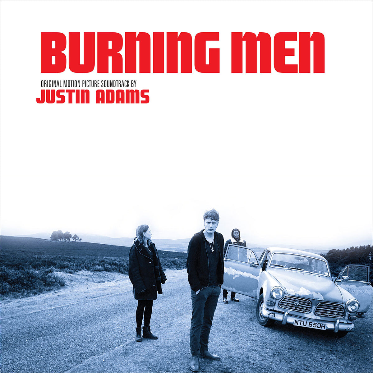 Justin Adams – Burning Men vinyl record cover