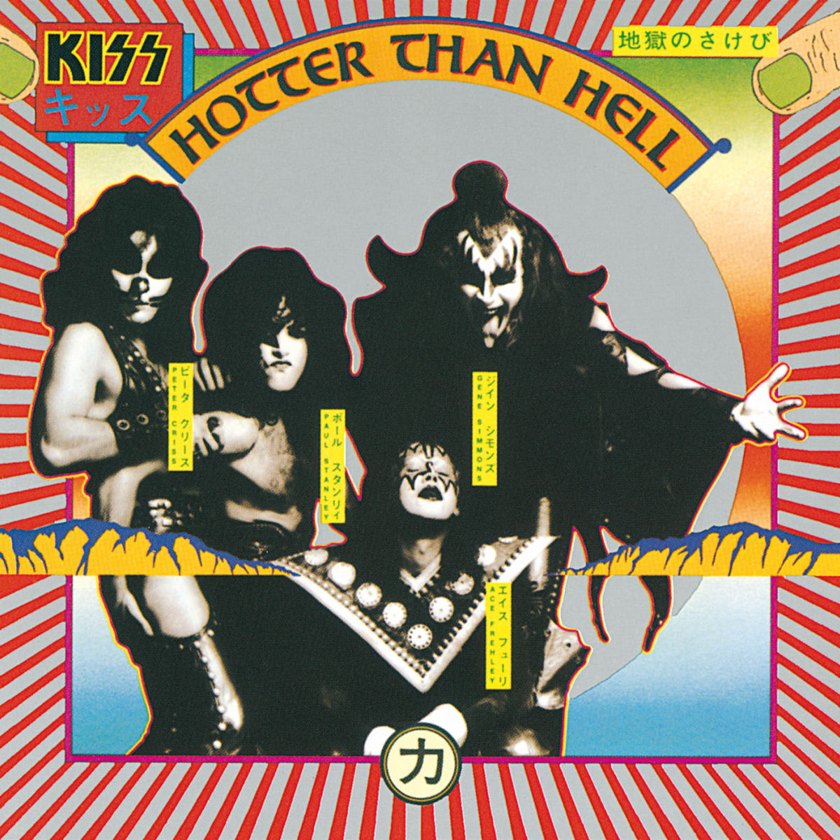 Kiss – Hotter Than Hell vinyl record cover