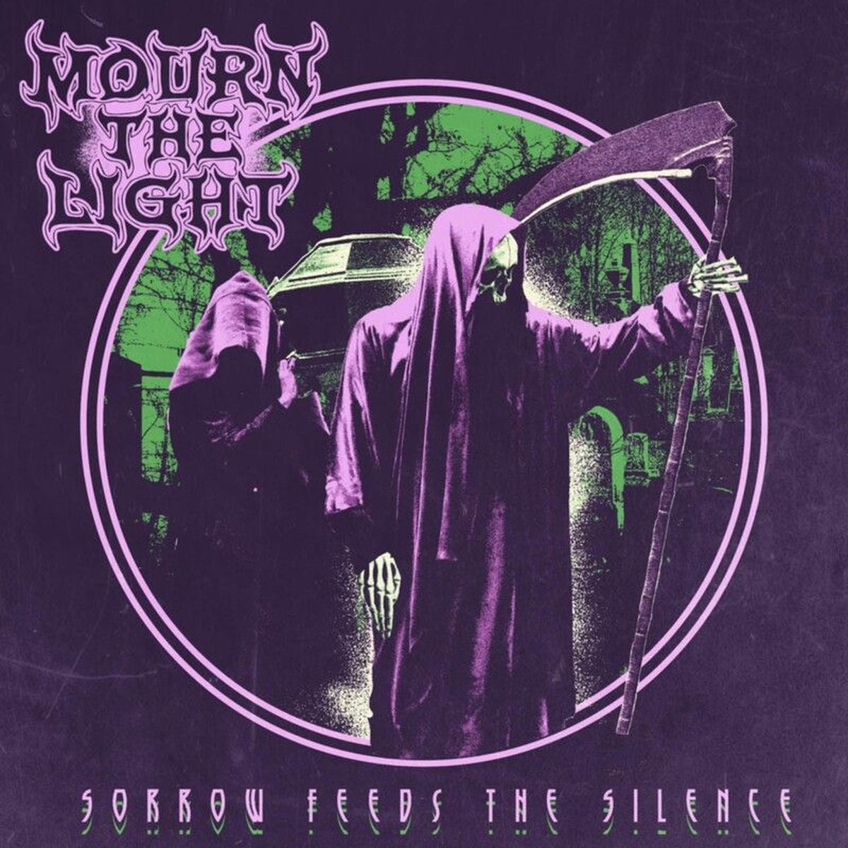 Mourn The Light – Sorrow Feeds The Silence (CLEAR GREEN MARBLE VINYL) vinyl record cover