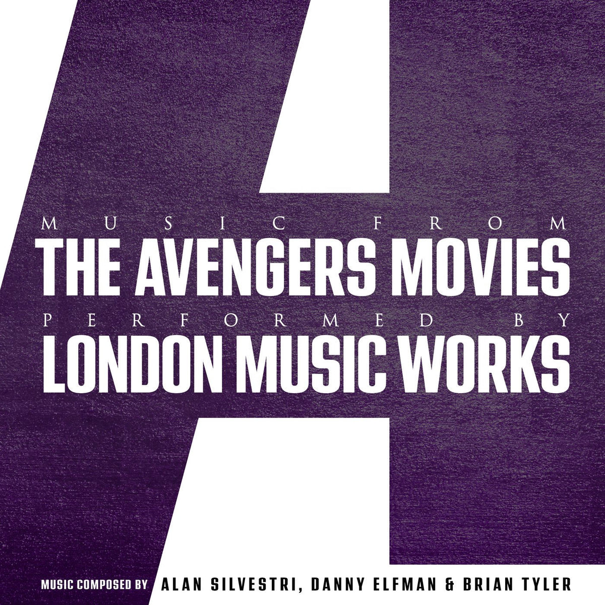 London Music Works – Music From The Avengers Movies vinyl cover