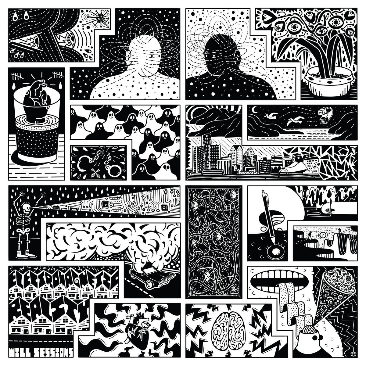Will Sessions – Electromagnetic Reality [LP] vinyl record cover