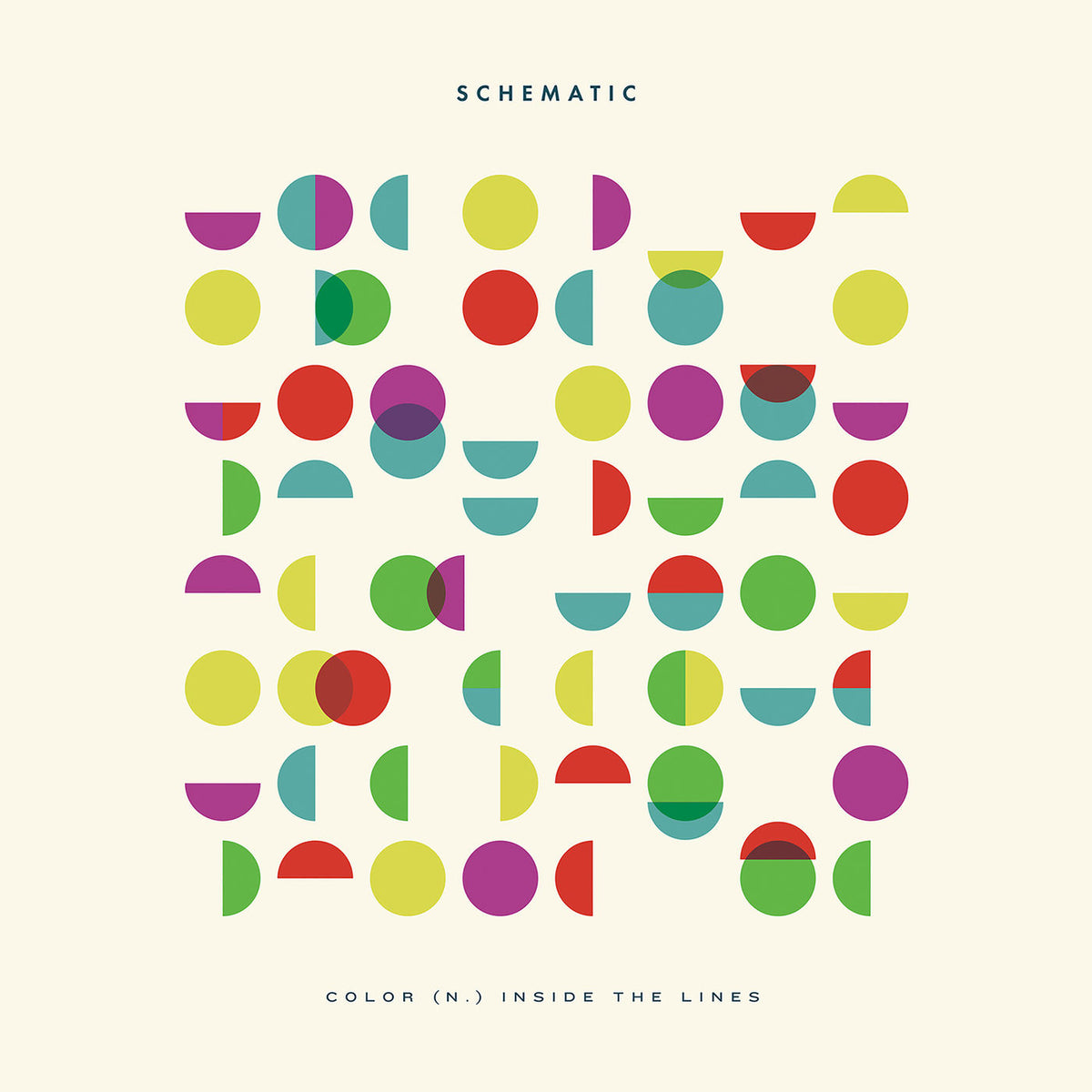 Schematic – Color Insides The Lines vinyl record cover