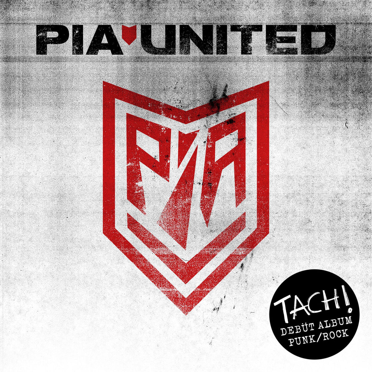 Pia United – Tach! vinyl record cover