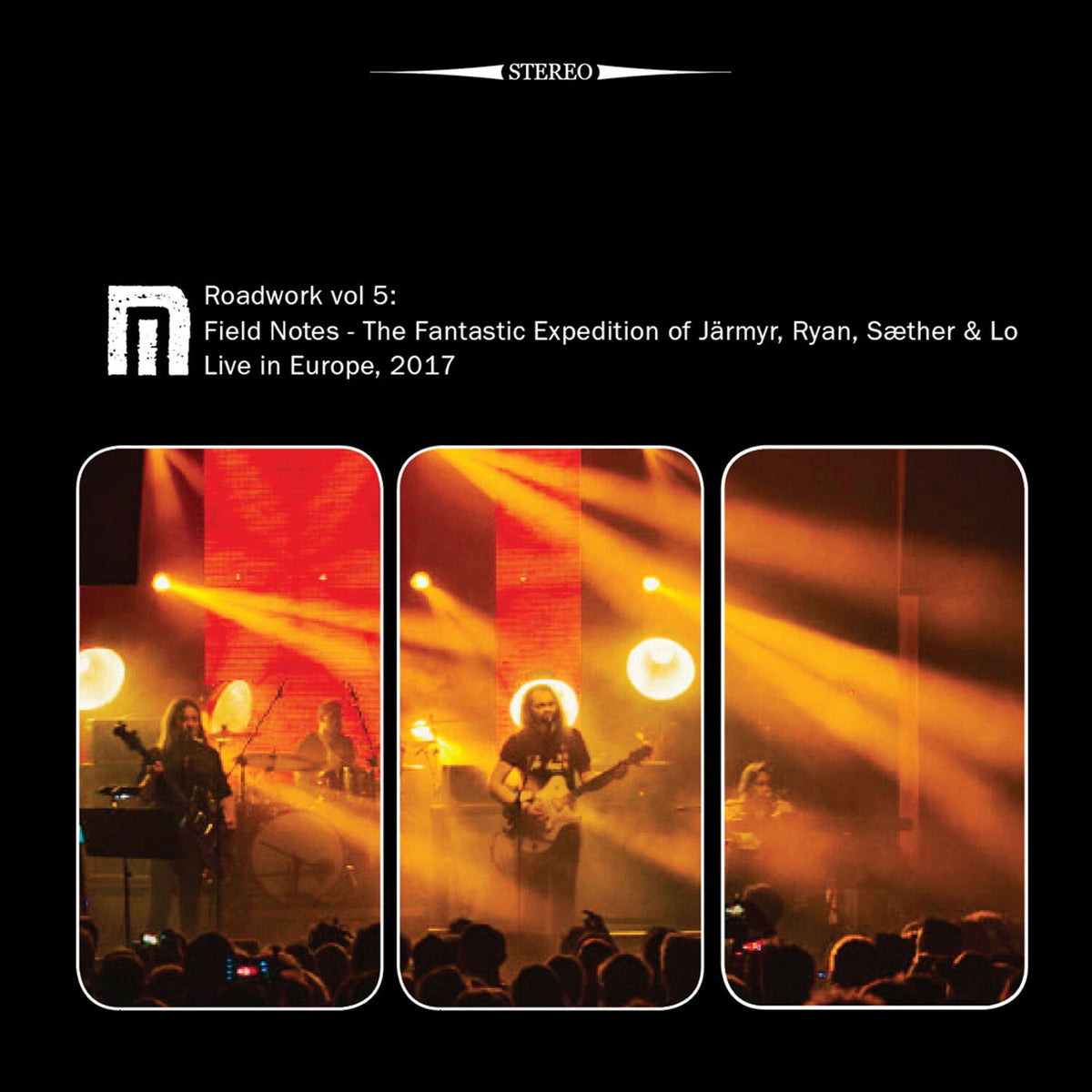 Motorpsycho – Roadwork, Vol. 5: Field Notes - The Fantastic Expedition Of Järmyr, Ryan, Sæther & Lo (Live In Europe 2017) vinyl cover