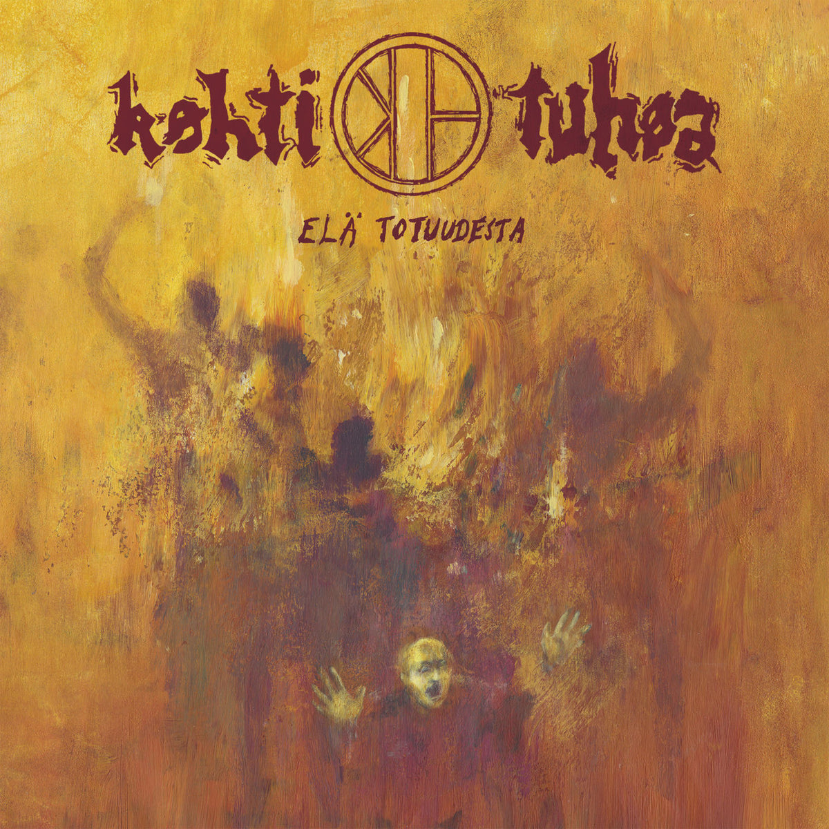 Kohti Tuhoa – Elä Totuudesta vinyl cover