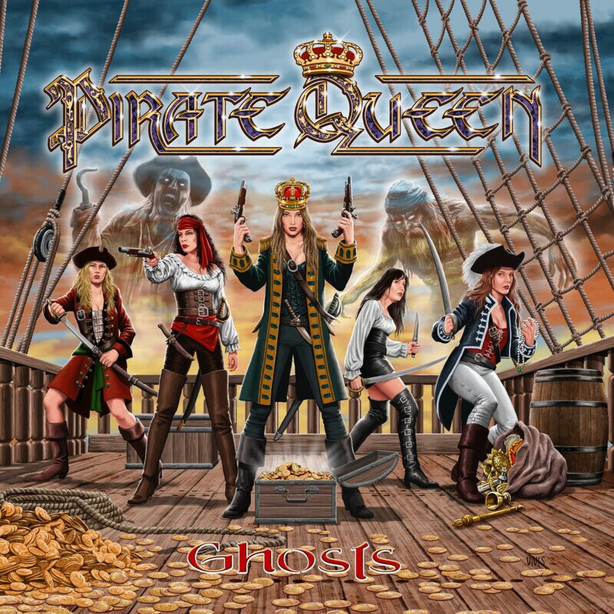 Pirate Queen – Ghosts vinyl record cover