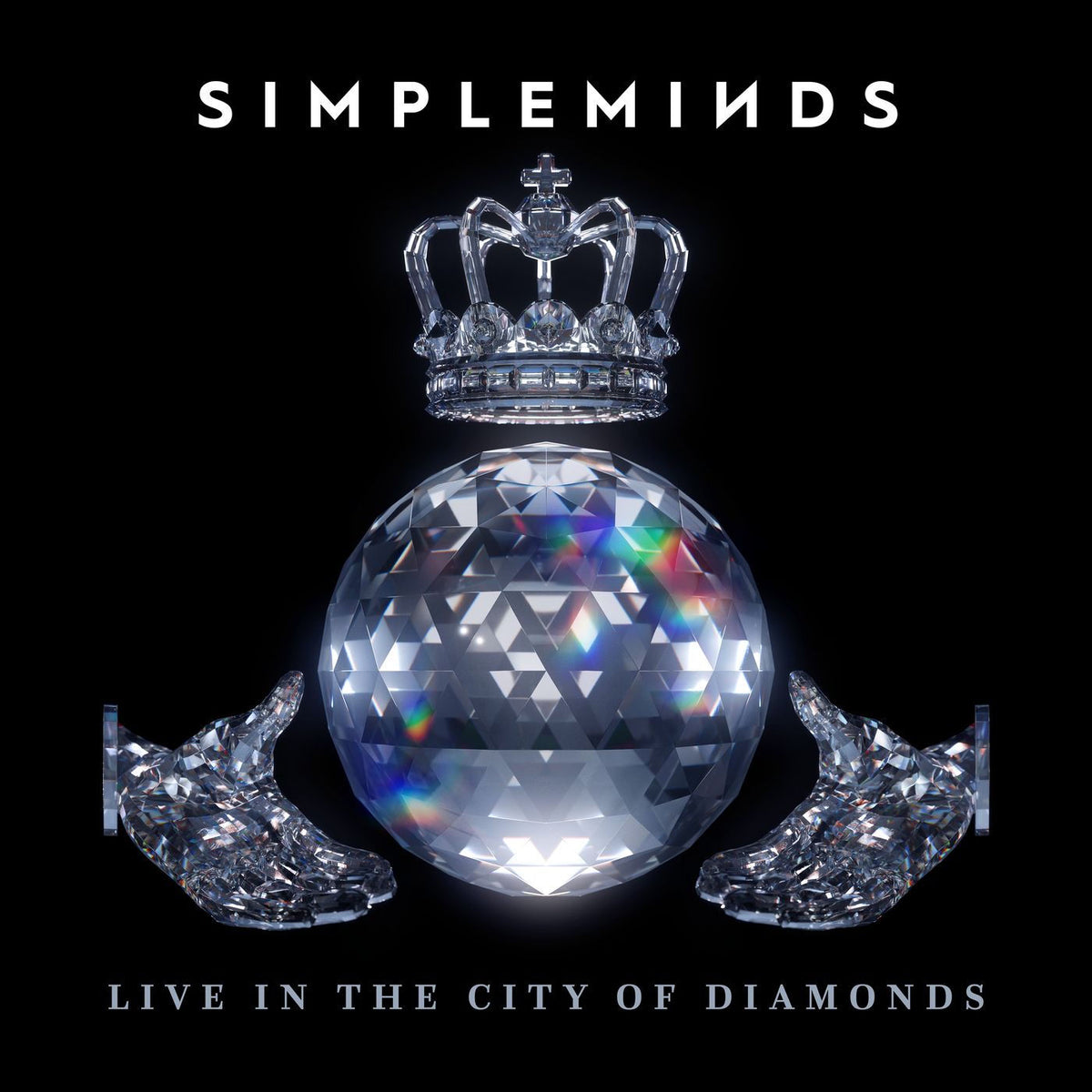 Simple Minds – Live in the City of Diamonds vinyl record cover