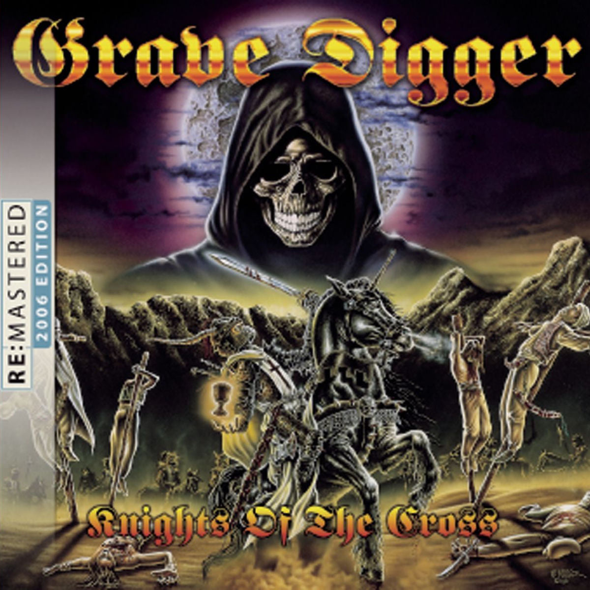 Grave Digger – Knights Of The Cross (2LP) vinyl record cover