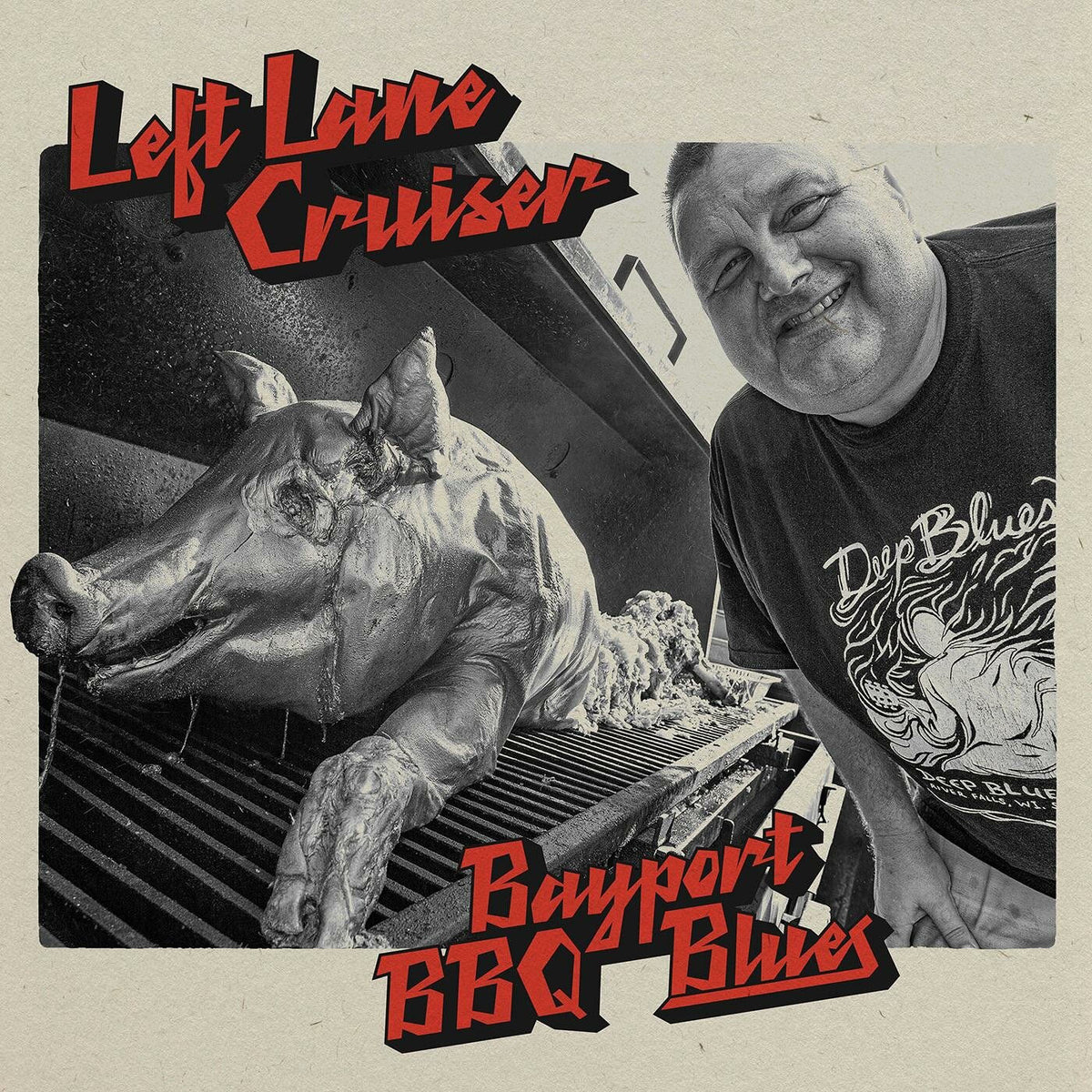Left Lane Cruiser – Bayport Bbq Blues [LP] (ORANGE VINYL, IMPORT) vinyl record cover