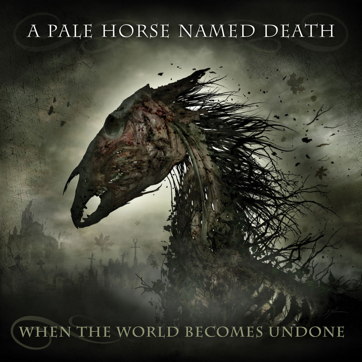 A Pale Horse Named Death – When The World Becomes Undone (LTD 2LP+ CD BOX) vinyl record cover