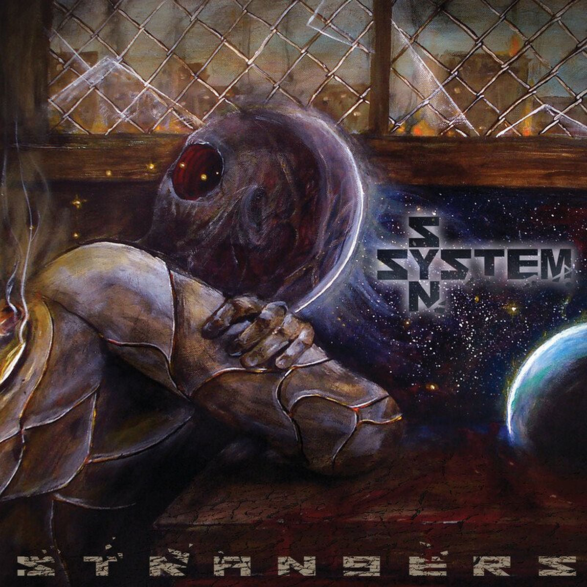 System Syn – Strangers vinyl record cover