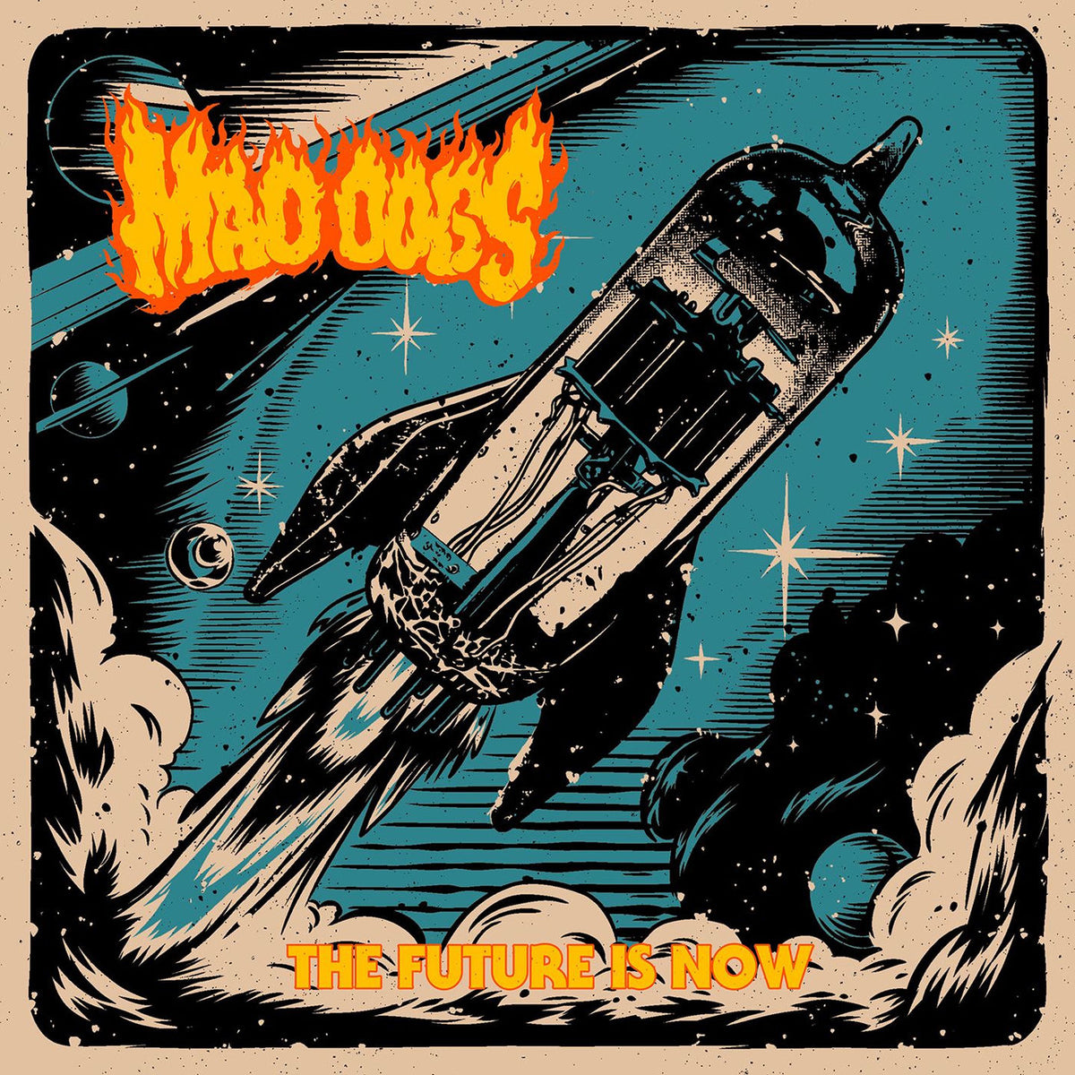 Mad Dogs – The Future Is Now (Translucent Orange Vinyl) vinyl record cover