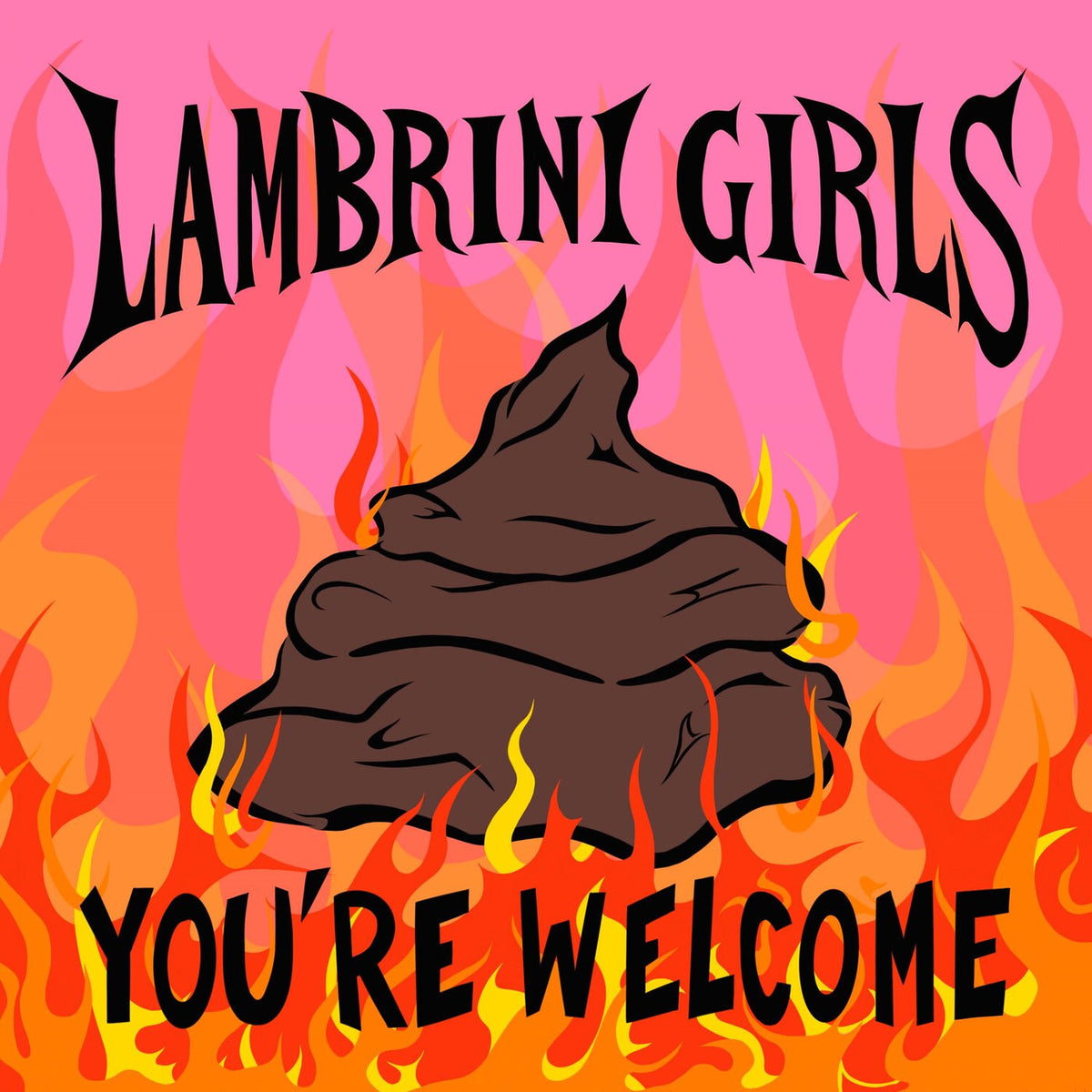 Lambrini Girls – You're Welcome vinyl cover