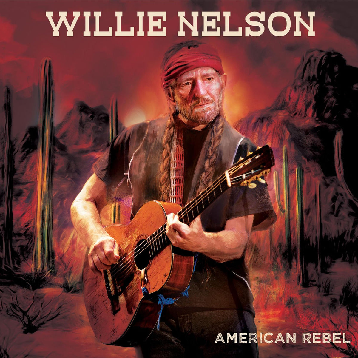 Willie Nelson – American Rebel vinyl record cover
