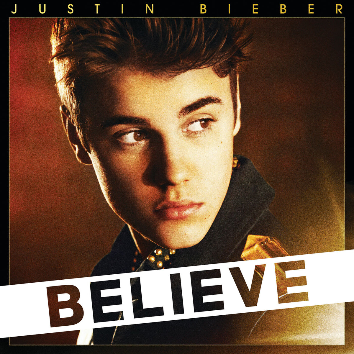 Justin Bieber – BELIEVE vinyl record cover