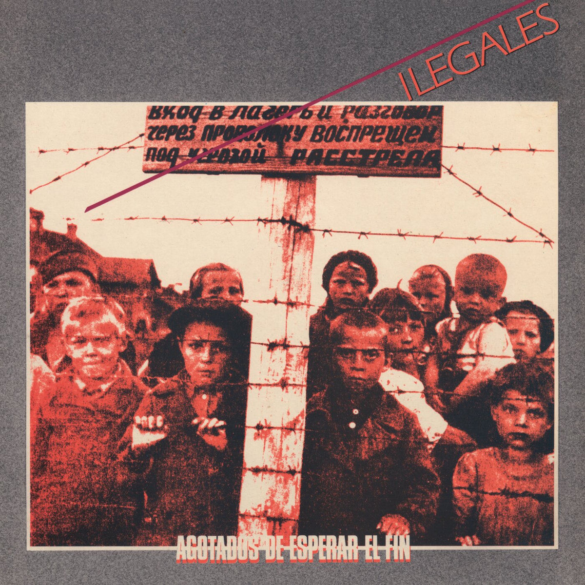Ilegales – Agotados De Esperar El Fin vinyl record cover