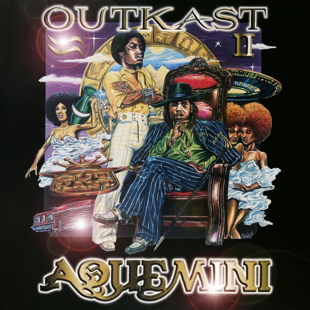 OutKast – Aquemini vinyl record cover