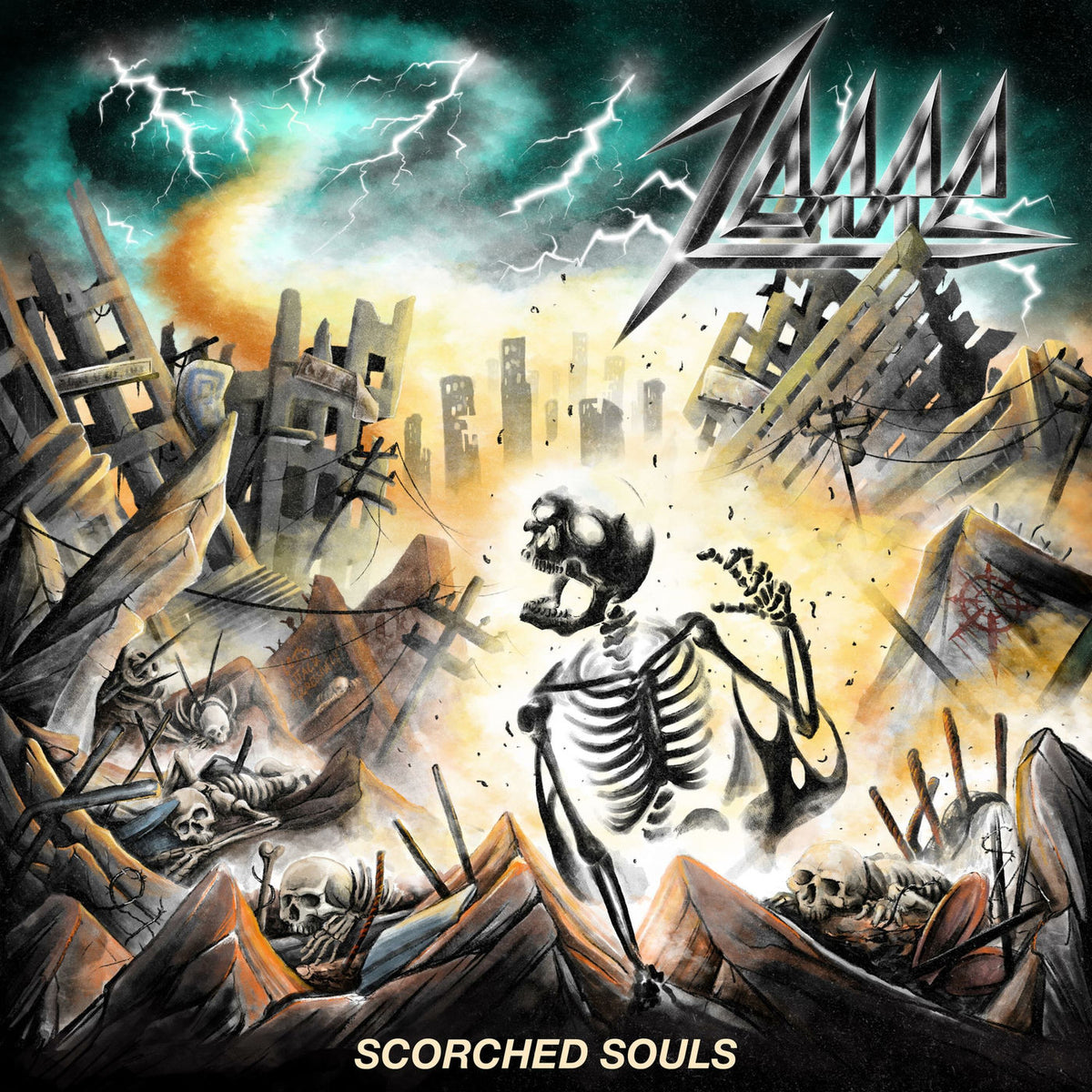 Zerre – Scorched Souls vinyl record cover